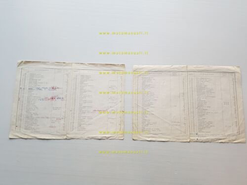 Gitan Grillo 49 1964 catalogo ricambi TELAIO originale FRAME Spare …