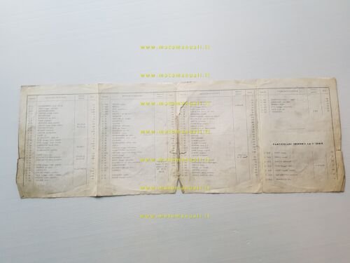 Gitan motore 49 presa diretta frizione autom. 1964 catalogo ricambi …