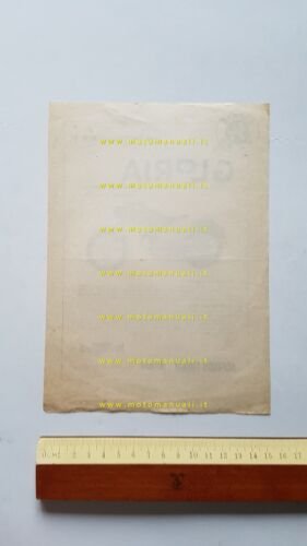 Gloria 100 depliant italiano originale