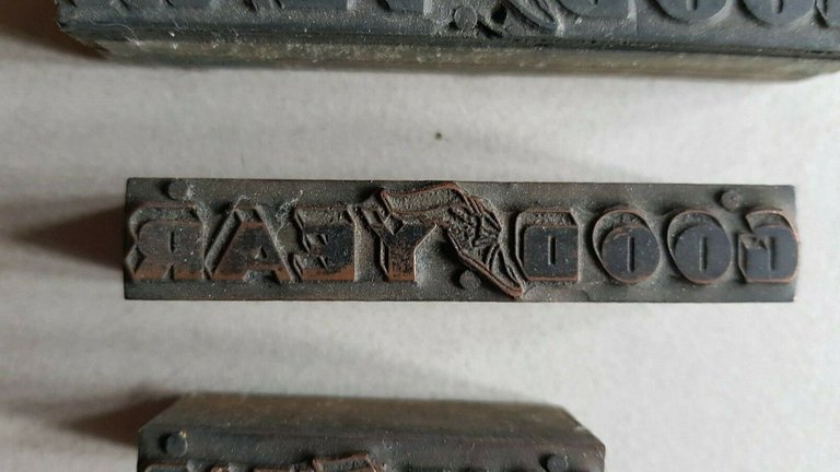 Goodyear lotto 4 cliché originali anteguerra per stampa