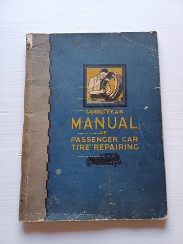 Goodyear pneumatici 1930 manuale officina INGLESE originale