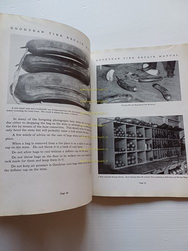 Goodyear pneumatici 1930 manuale officina INGLESE originale