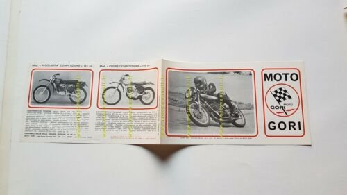Gori catalogo moto regolarit cross modelli 1975 depliant originale brochure