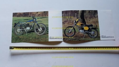 Gori moto 125 - 50 Regolarit G.S. 1971 depliant originale …