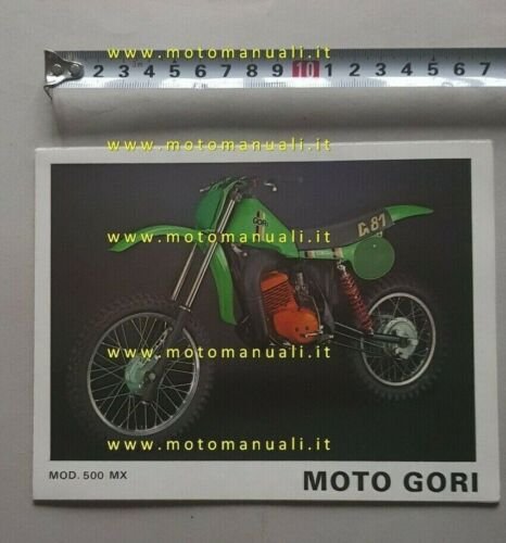 Gori produzione moto cross enduro 1981 depliant originale genuine brochure