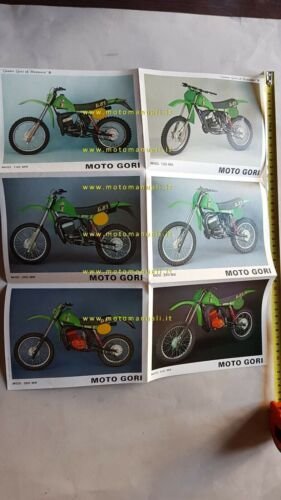 Gori produzione moto cross enduro 1981 depliant originale genuine brochure