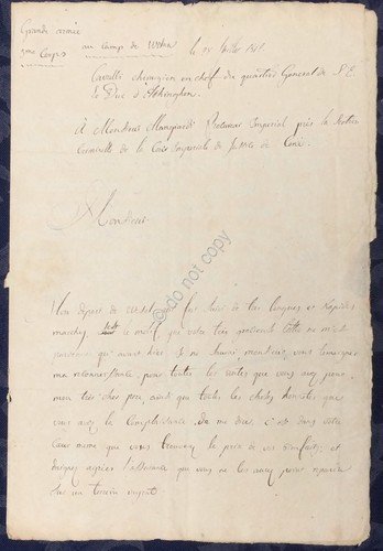 Grande Armée di Napoleone - Lettera viaggiata da Vilnius a … | Immagine principale