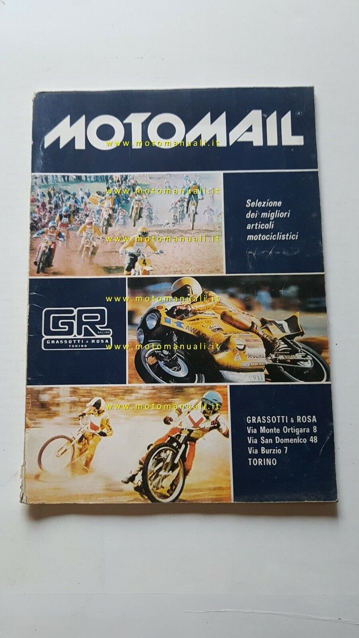 Grassotti e Rosa catalogo accessori anni 70 depliant brochure originale