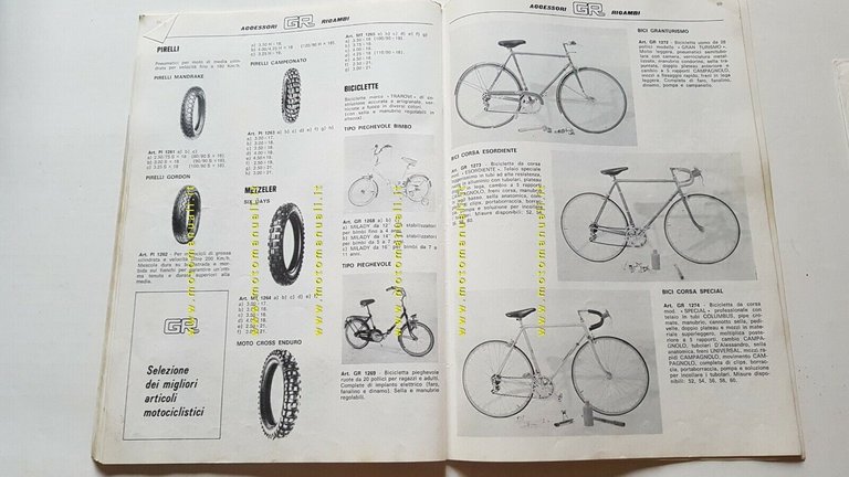 Grassotti e Rosa catalogo accessori anni 70 depliant brochure originale
