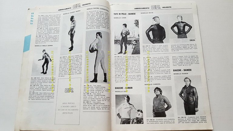 Grassotti e Rosa catalogo accessori anni 70 depliant brochure originale