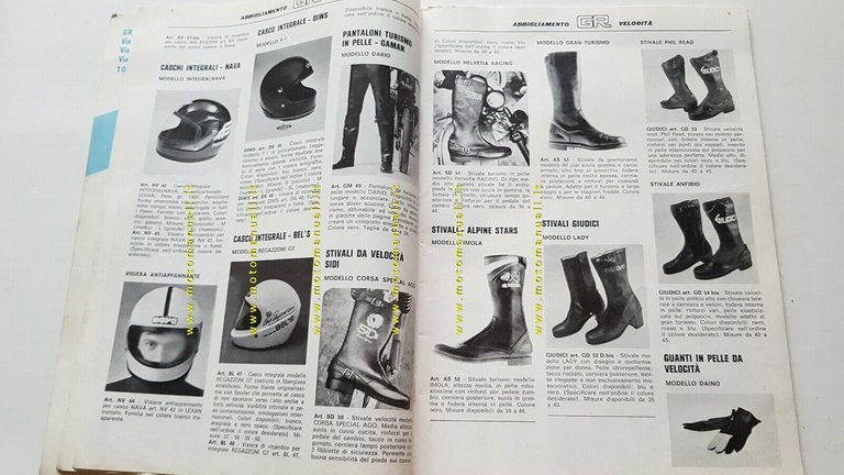 Grassotti e Rosa catalogo accessori anni 70 depliant brochure originale