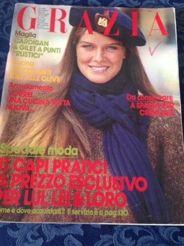 GRAZIA 11 Ottobre 1981 N.2120 Rivista Magazine Edith Head Montale