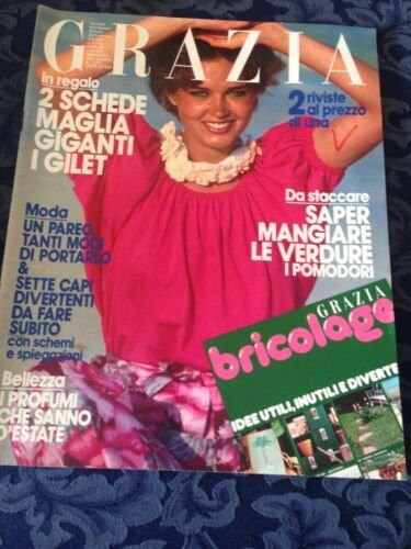 GRAZIA 2 Agosto 1981 N.2110 Rivista Magazine C. Deneuve Mc …