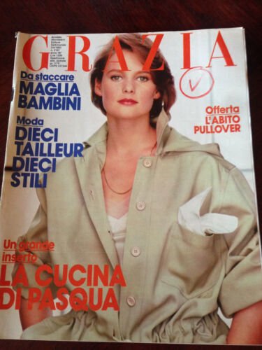 GRAZIA 3 Aprile 1983 N.2197 Rivista Magazine Ken Russel Brooke …