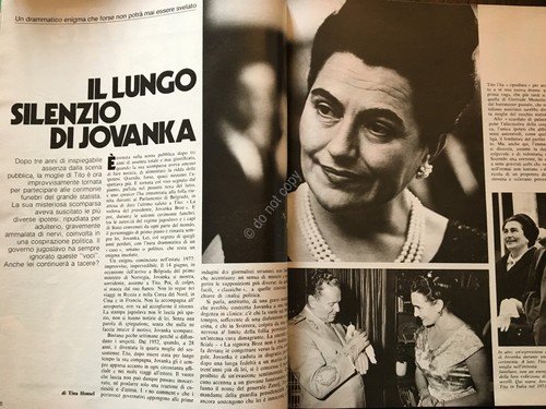 Grazia Rivista Magazine 1 Giugno 1980 N. 2049 Jovanka Moglie … | Immagine Gallery 3