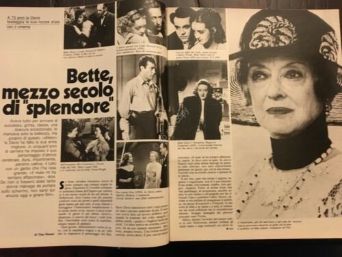 Grazia Rivista Magazine 10 Agosto 1980 N. 2059 Bette Davis