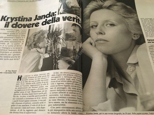 GRAZIA Rivista Magazine 14 Febbraio 1982 N.2138 Krystina Janda | Immagine Gallery 3