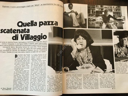Grazia Rivista Magazine 15 Giugno 1980 N. 2051 Paolo Villaggio | Immagine Gallery 3