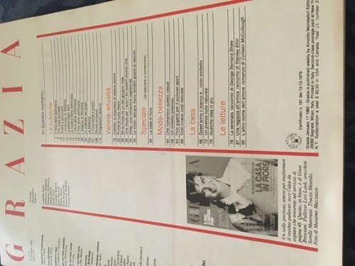 GRAZIA Rivista Magazine 17 Gennaio 1982 N.2134 Colette Lea Massari | Immagine Gallery 2