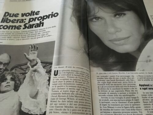 GRAZIA Rivista Magazine 17 Gennaio 1982 N.2134 Colette Lea Massari