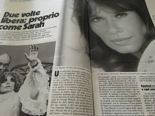 GRAZIA Rivista Magazine 17 Gennaio 1982 N.2134 Colette Lea Massari | Immagine Gallery 4