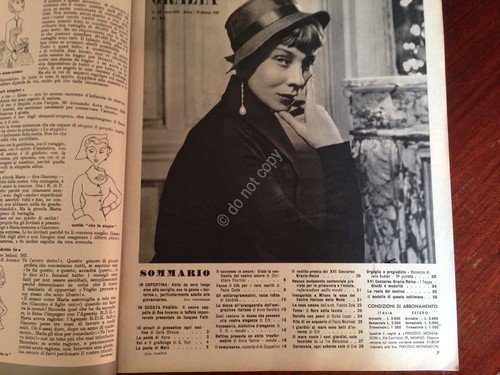 GRAZIA Rivista Magazine 18 Febbraio 1950 N. 469 | Immagine Gallery 2