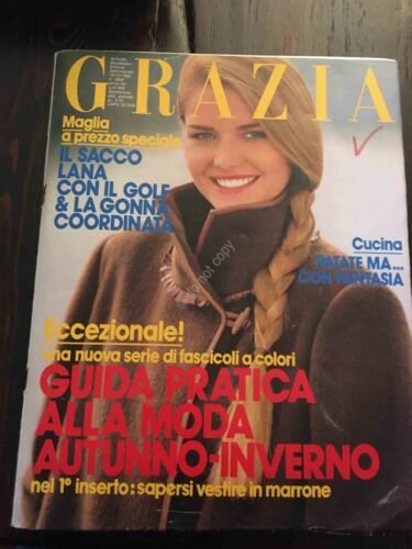 Grazia Rivista Magazine 19 Ottobre 1980 N. 2069 Zoya Fyodorova …