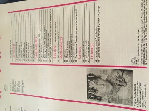 GRAZIA Rivista Magazine 21 Febbraio 1982 N.2139 Astaire Ginger Rogers … | Immagine Gallery 2