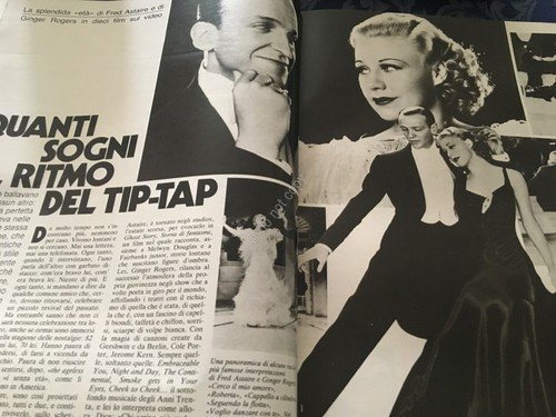 GRAZIA Rivista Magazine 21 Febbraio 1982 N.2139 Astaire Ginger Rogers … | Immagine Gallery 3