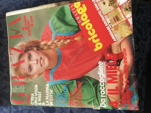 GRAZIA Rivista Magazine 25 Aprile 1982 N.2148 Man Ray | Immagine principale