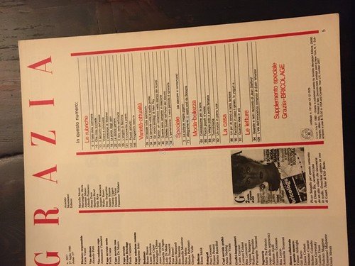 Grazia Rivista Magazine 27 Luglio 1980 N. 2057 Man Ray