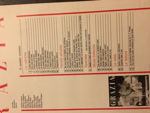 Grazia Rivista Magazine 28 Dicembre 1980 N. 2079/80 Clio | Immagine Gallery 2