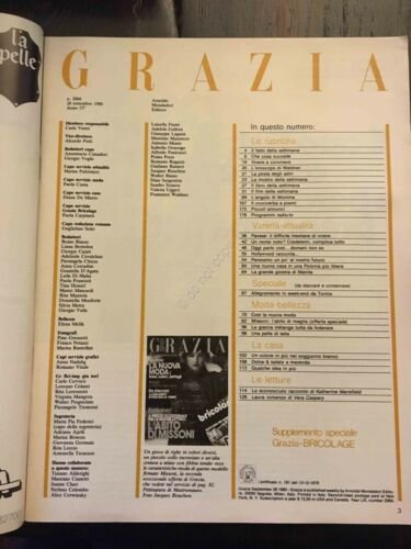 Grazia Rivista Magazine 28 Settembre 1980 N. 2066 Attori di …