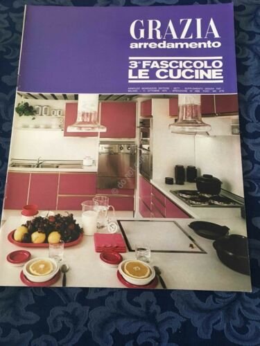 Grazia Rivista Magazine Supplemento Le cucine 11 Ottobre 1970 n.1547