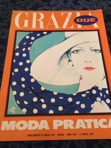 Grazia Rivista Magazine Supplemento Moda Pratica 12 Aprile 1970 n.1521