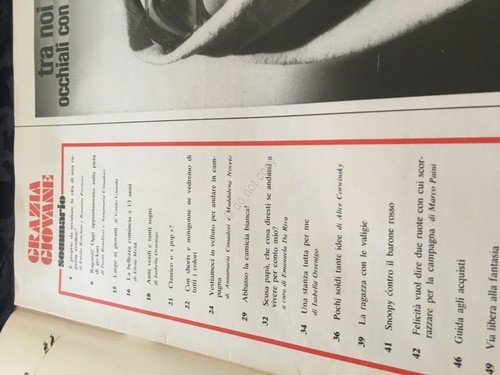 GRAZIA Supplemento Grazia Giovane Rivista Magazine 11 Aprile 1971 n.1573 | Immagine Gallery 2