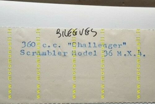 Greeves Challenger 360 MX4 1968 foto stampa originale moto no …