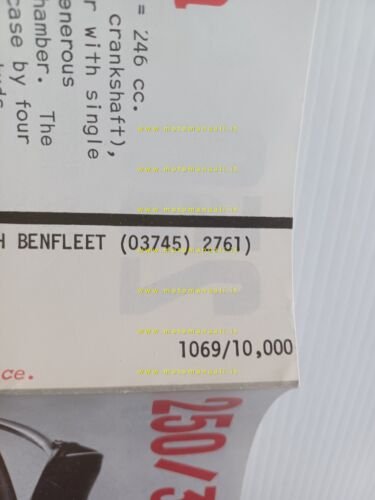 Greeves Cross 250 Model 56 - 380 Model 58 1969-70 …