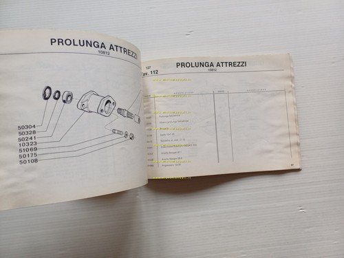 Grillino 127 motocoltivatore 1984 manuale uso catalogo ricambi originale