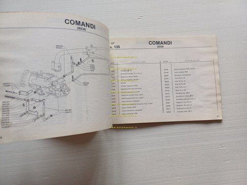 Grillino 127 motocoltivatore 1984 manuale uso catalogo ricambi originale