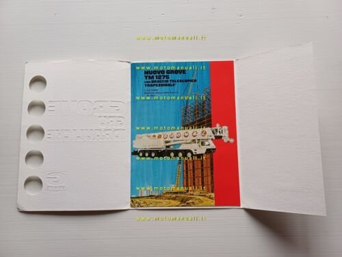 GROVE gru idrauliche TM 1275 1981 depliant originale