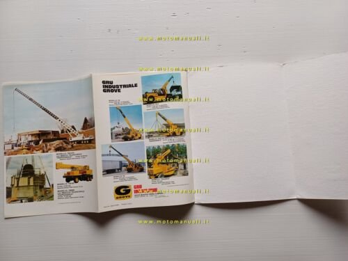 GROVE gru idrauliche TM 1275 1981 depliant originale