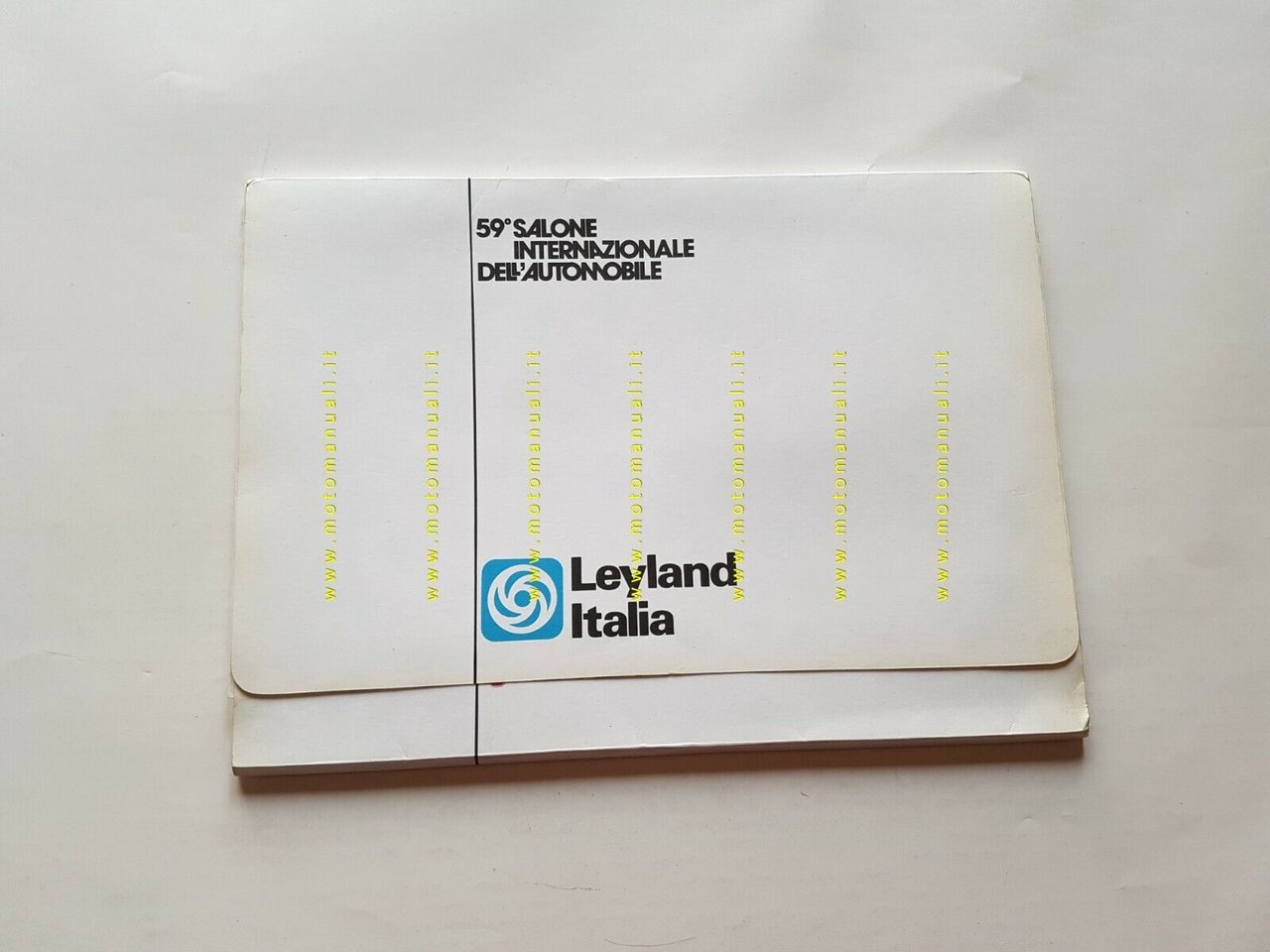 Gruppo Leyland modelli 1982 CARTELLA STAMPA originale italiano NO depliant