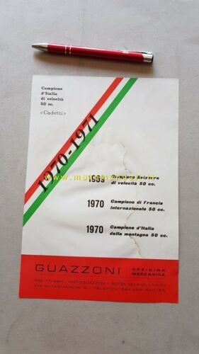 Guazzoni 125-150 Modernly Special Lusso 1971 depliant originale moto brochure