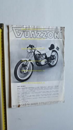 Guazzoni 125 Super Sport Prototipo 1975 depliant moto originale brochure