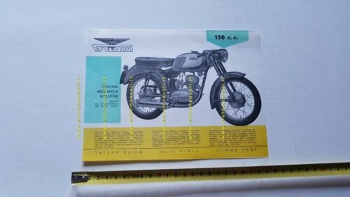 Guazzoni 150 anni 60 depliant moto originale brochure