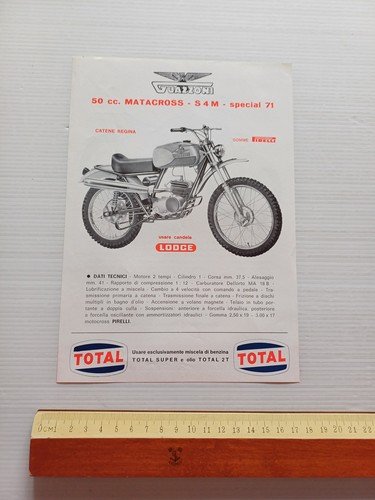 Guazzoni 50 Specialcros - 50 Matacross S4M Special 1971 depliant …