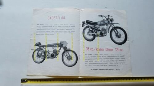 Guazzoni catalogo modelli salone Milano 1967 depliant moto originale brochure