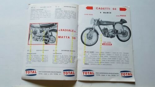 Guazzoni catalogo produzione modelli 1969-70 depliant moto originale brochure