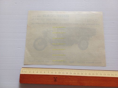 Guazzoni Grif-Car 150 motocarro depliant italiano originale
